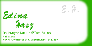 edina hasz business card